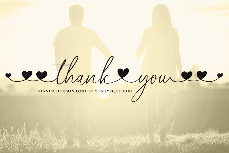 Dianda Hudson | Heart Script Font - Image 11