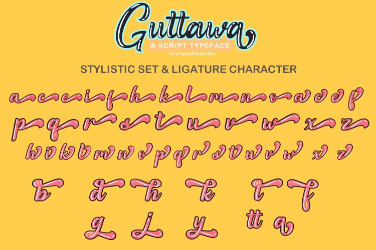 Guttawa | A Logo Typeface Font - Image 14