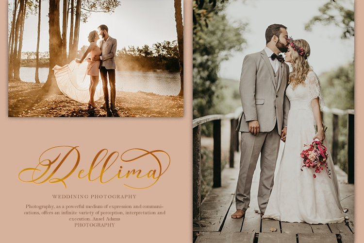 Dellima | Wedding Calligraphy Font - Image 5