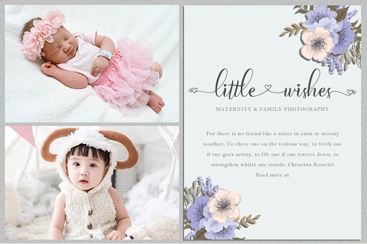 fabella flower a lovely font - Image 6