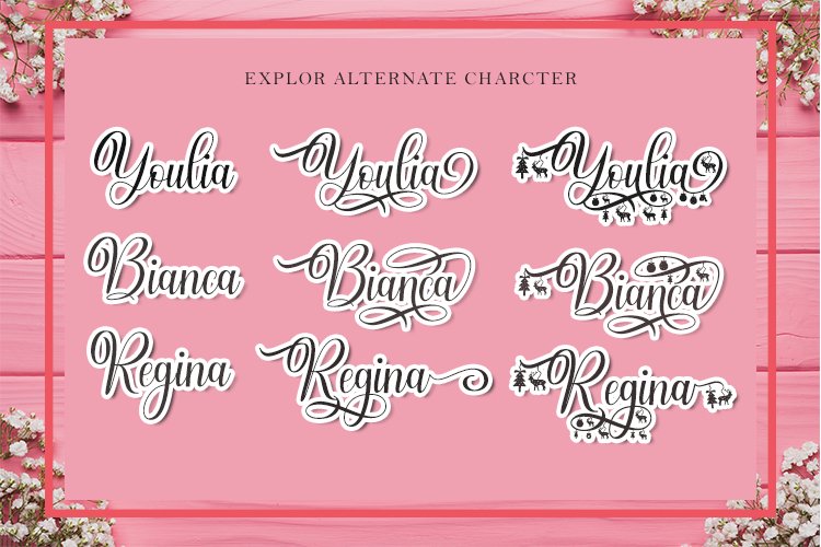 Maria Christmas a Unique Font For Christmas Holiday - Image 7