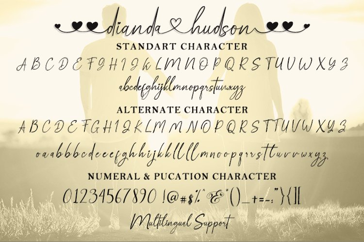 Dianda Hudson | Heart Script Font - Image 9