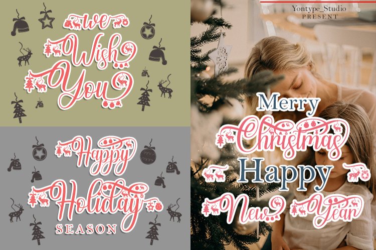 Maria Christmas a Unique Font For Christmas Holiday - Image 9