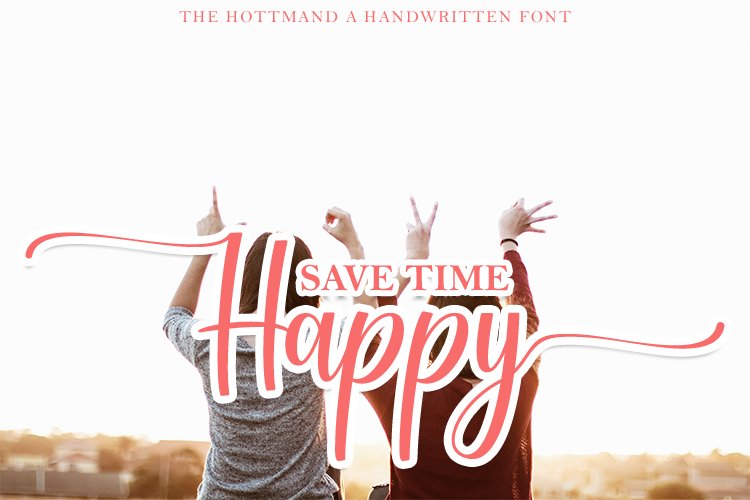 Hottmand a Bouncy Handwritten Font - Image 7