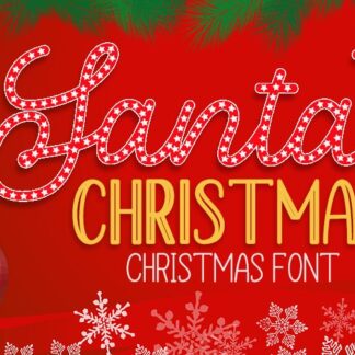 Santa Christmas - A Cute Holiday Font