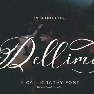 Dellima | Wedding Calligraphy Font