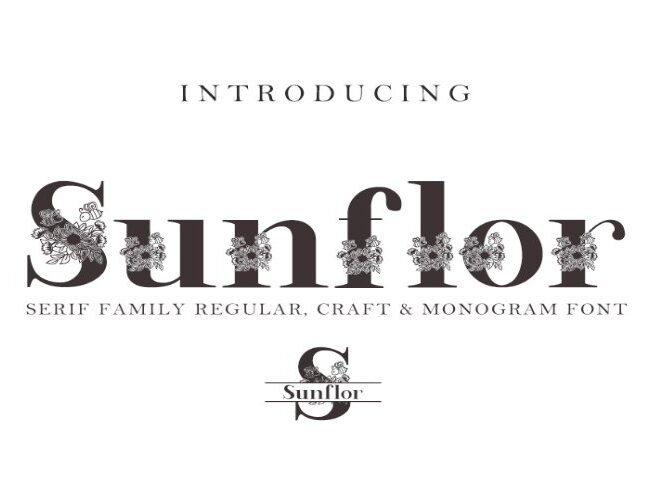 sunflor-a-new-crafter-monogram-serif-font