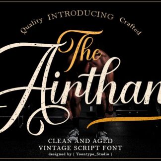 Airthan Script a Vintage Script Font