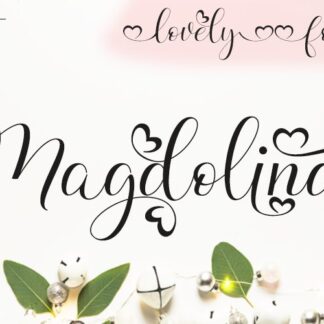 Magdolina a Cute Lovely Font