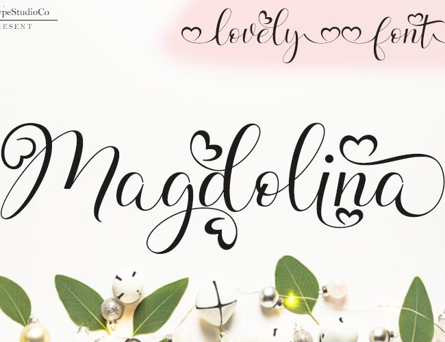 Magdolina a Cute Lovely Font