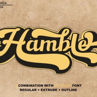 Hamble font